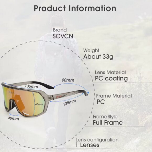 Unisex Sunglasses, UV400 - Running - MTBWomen Sunglasses, UV400 - Running - MTB - Picture 3 of 3